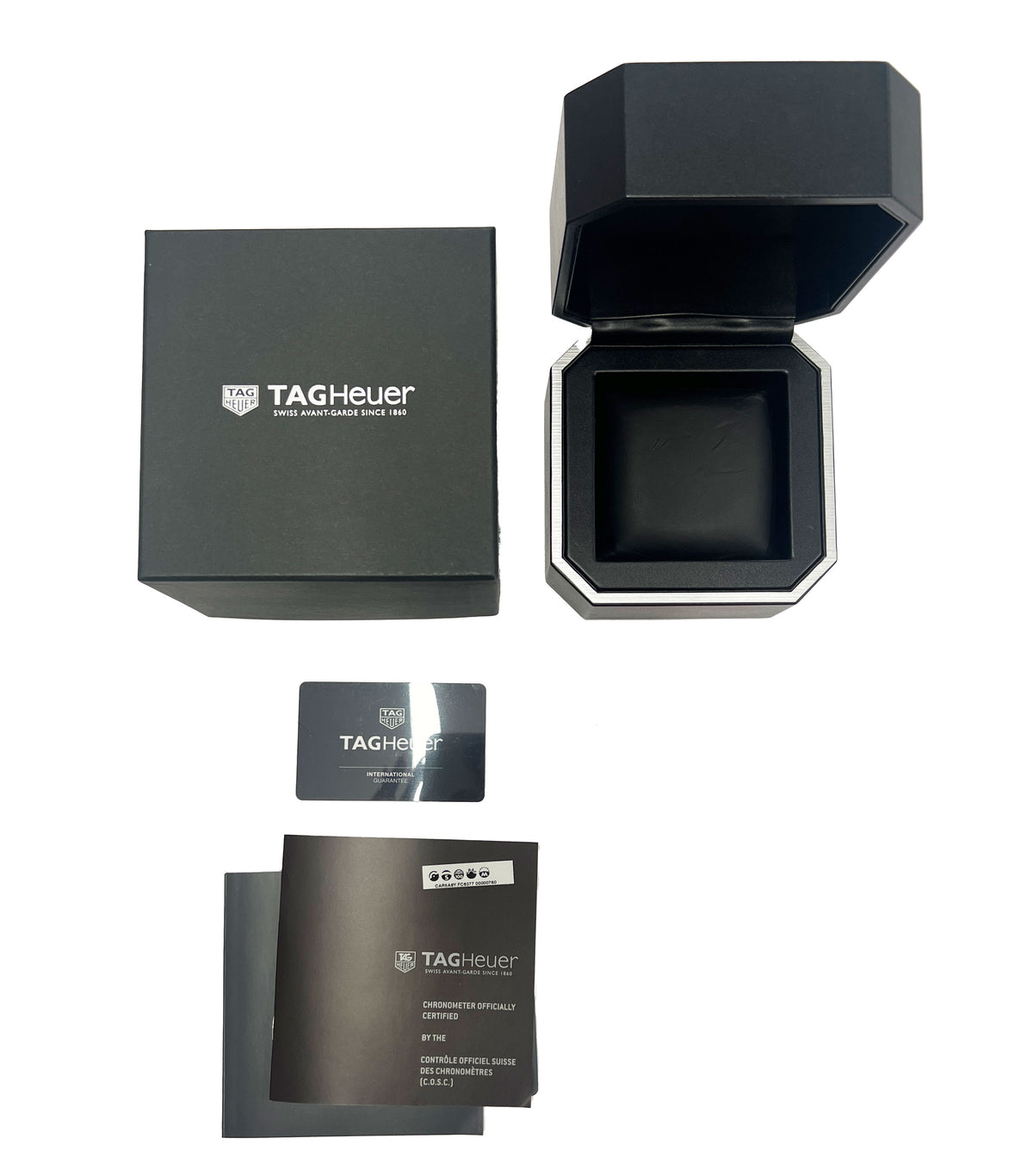 Tag Heuer Carrera CAR5A8Y.FC6377 Men's Watch in  Ceramic/Titanium box