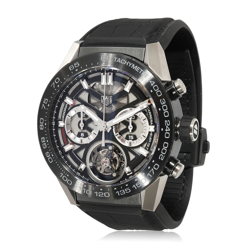 Tag Heuer Carrera CAR5A8Y.FC6377 Men's Watch in  Ceramic/Titanium fv