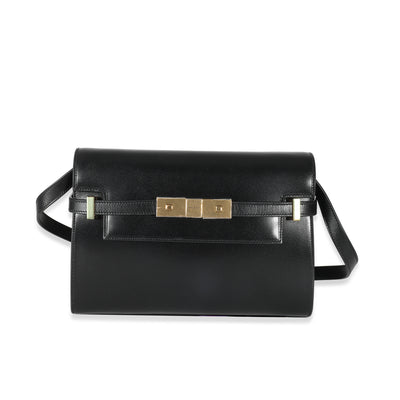 Black Box Leather Small Manhattan Bag