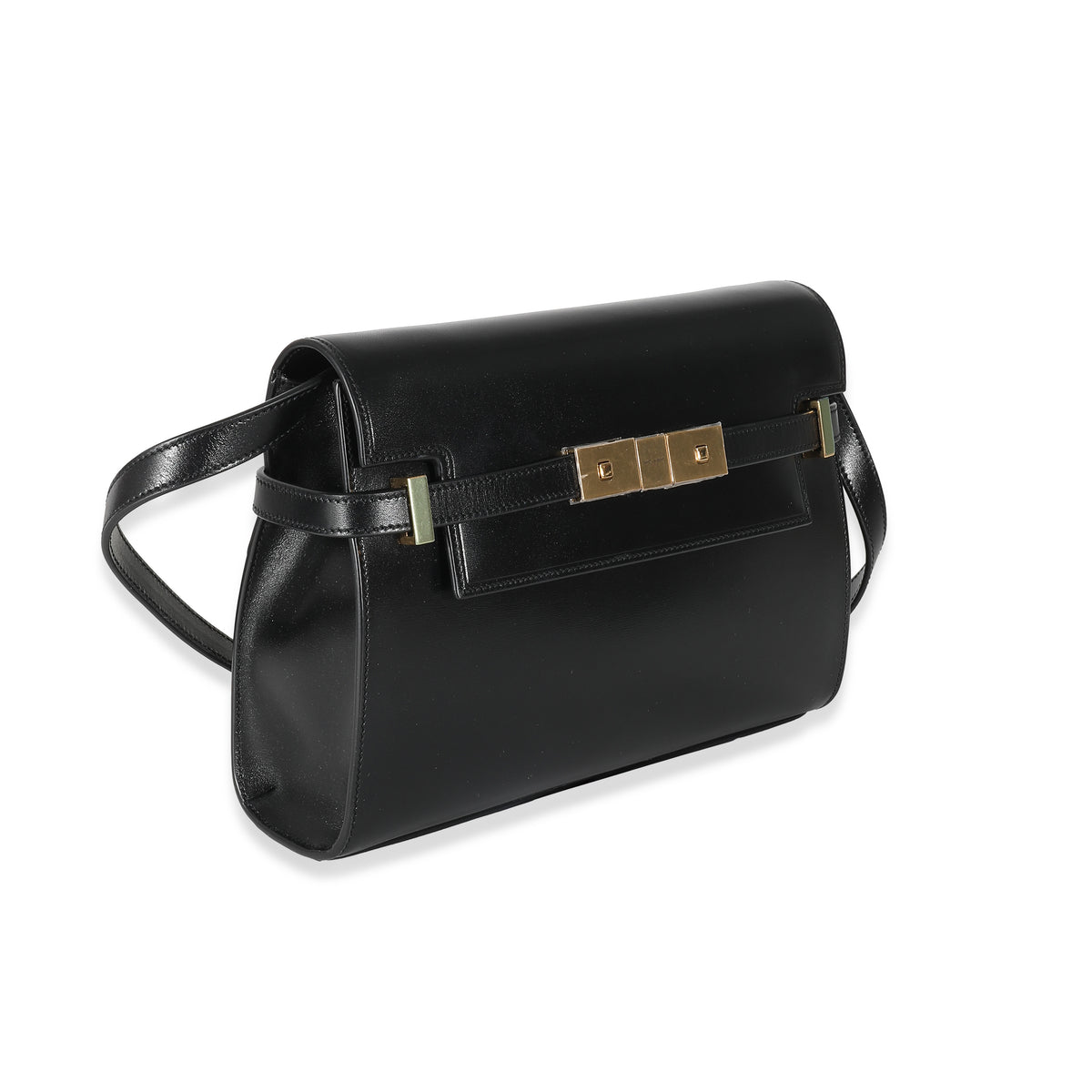 Black Box Leather Small Manhattan Bag