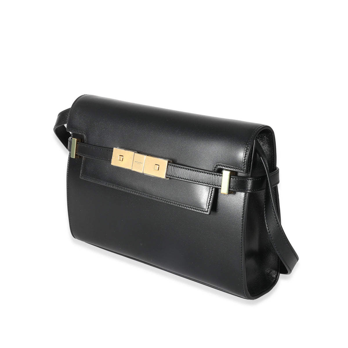 Black Box Leather Small Manhattan Bag