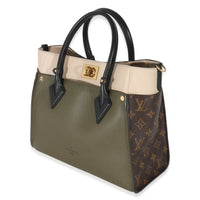 Laurier Calfskin Monogram Canvas On My Side MM