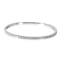 Ice Cube Eternity Diamond Bracelet in 18k White Gold 0.64 CTW