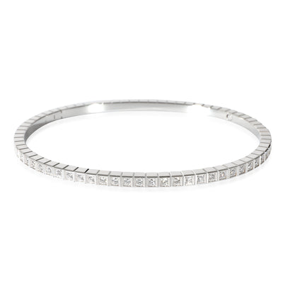 Ice Cube Eternity Diamond Bracelet in 18k White Gold 0.64 CTW