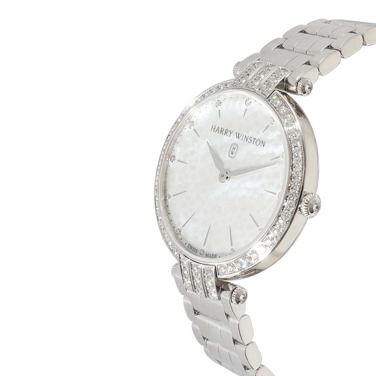 Preimier PRMQHM36WW002 Unisex Watch in 18k White Gold