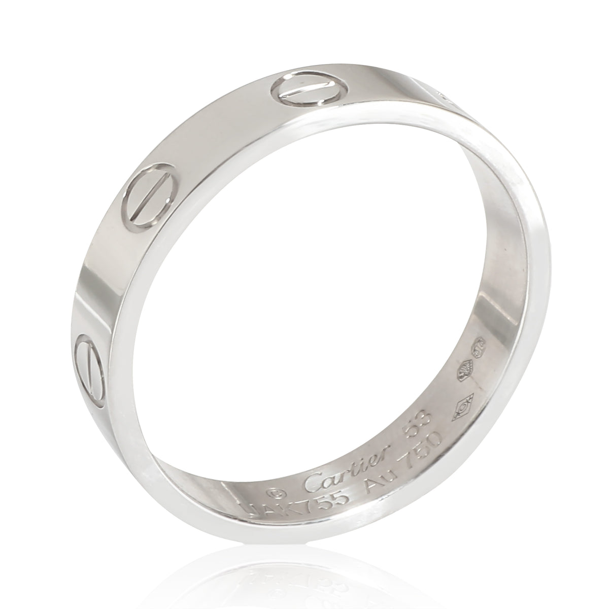 Love Ring in 18k White Gold