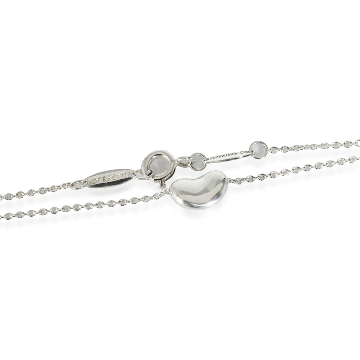 Elsa Peretti Bean Pendant in  Sterling Silver 9mm bean