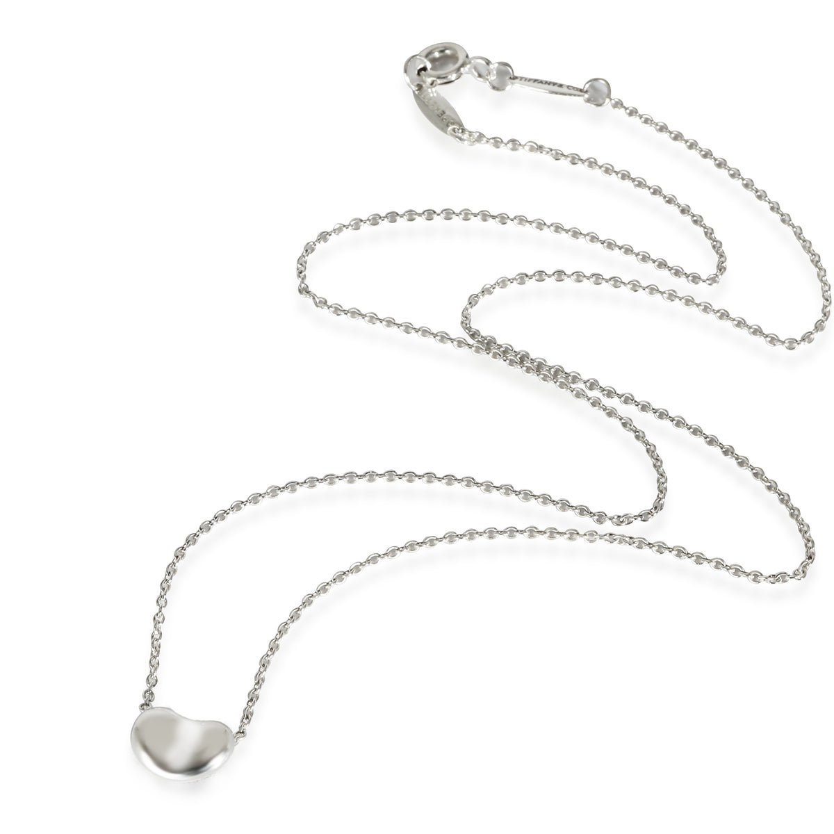 Elsa Peretti Bean Pendant in  Sterling Silver 9mm bean