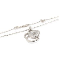 Chopard White Gold Diamond Happy Diamonds Pendant bv