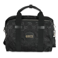 Gucci Black Nylon GG Off The Grid Briefcase