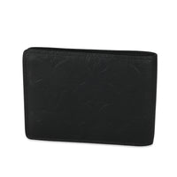 Black Monogram Shadow Calfskin Multiple Wallet