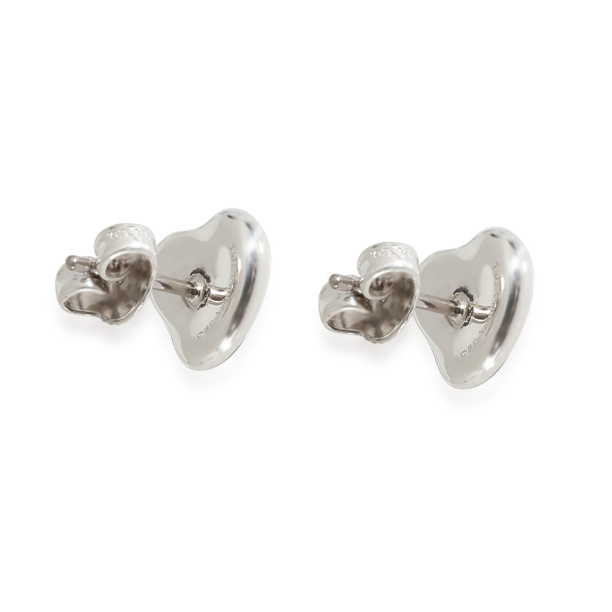 Elsa Peretti 10mm Heart Earrings in Sterling Silver