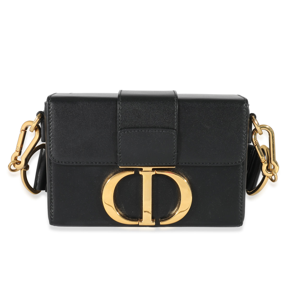 Christian Dior Black Box Calfskin 30 Montaigne Bag