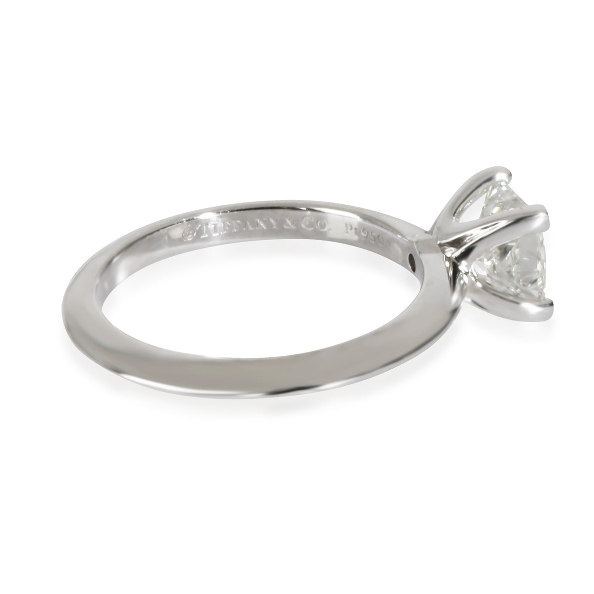 Solitaire Diamond Engagement Ring in  Platinum I VVS2 1.05 CTW