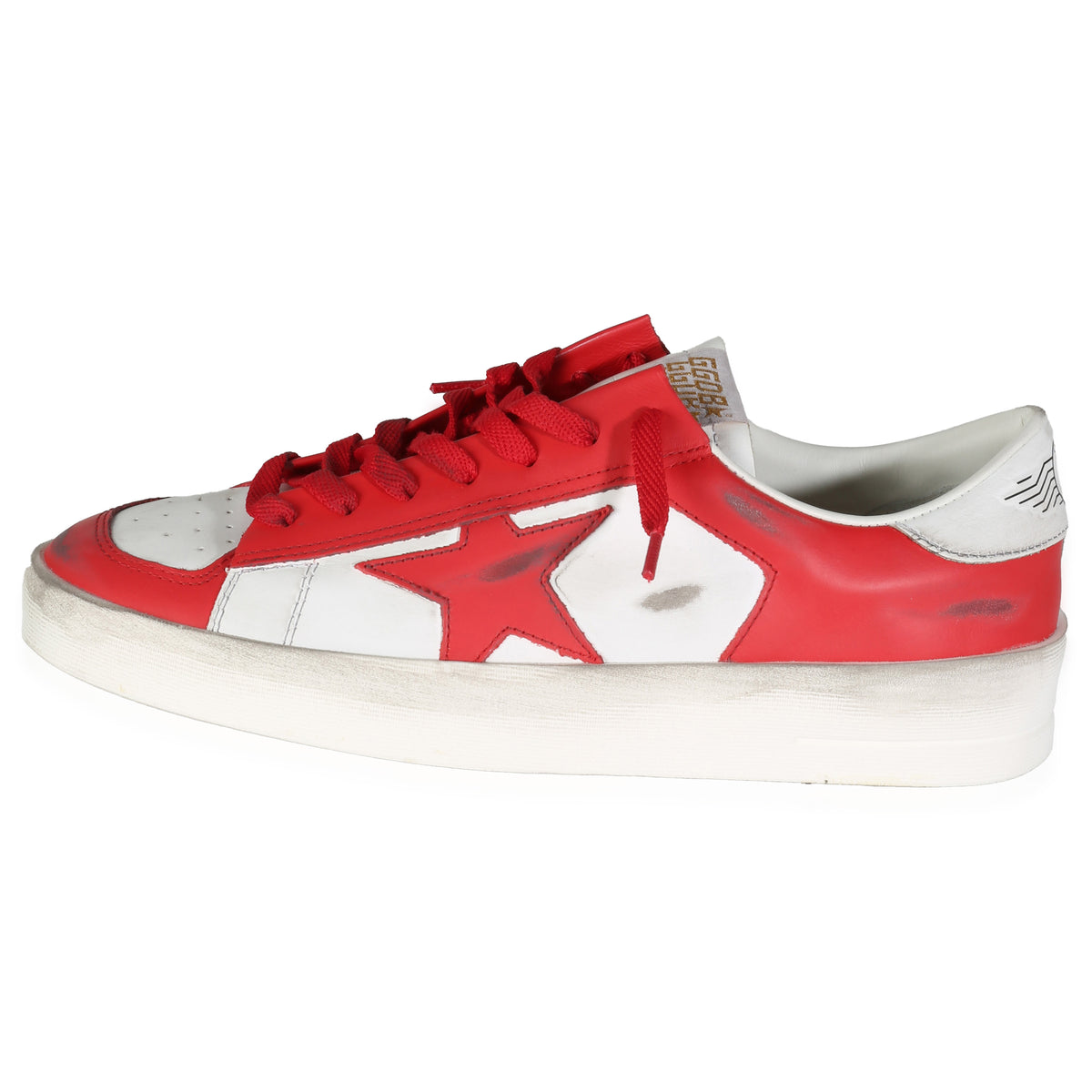 Red White Nappa Stardan Low 42