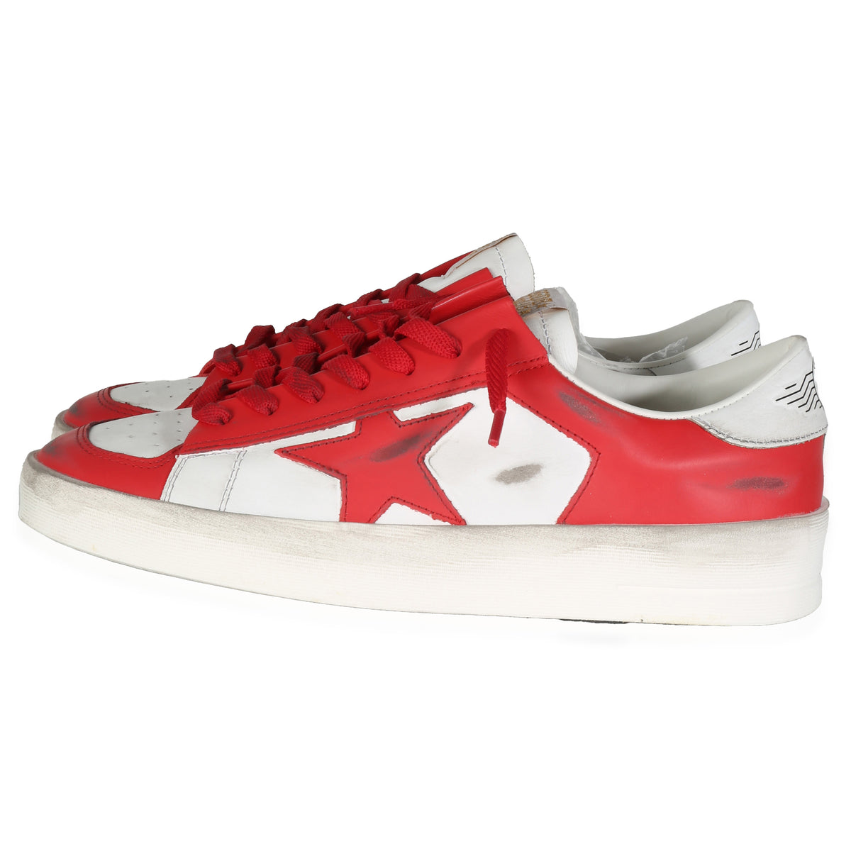 Red White Nappa Stardan Low 42