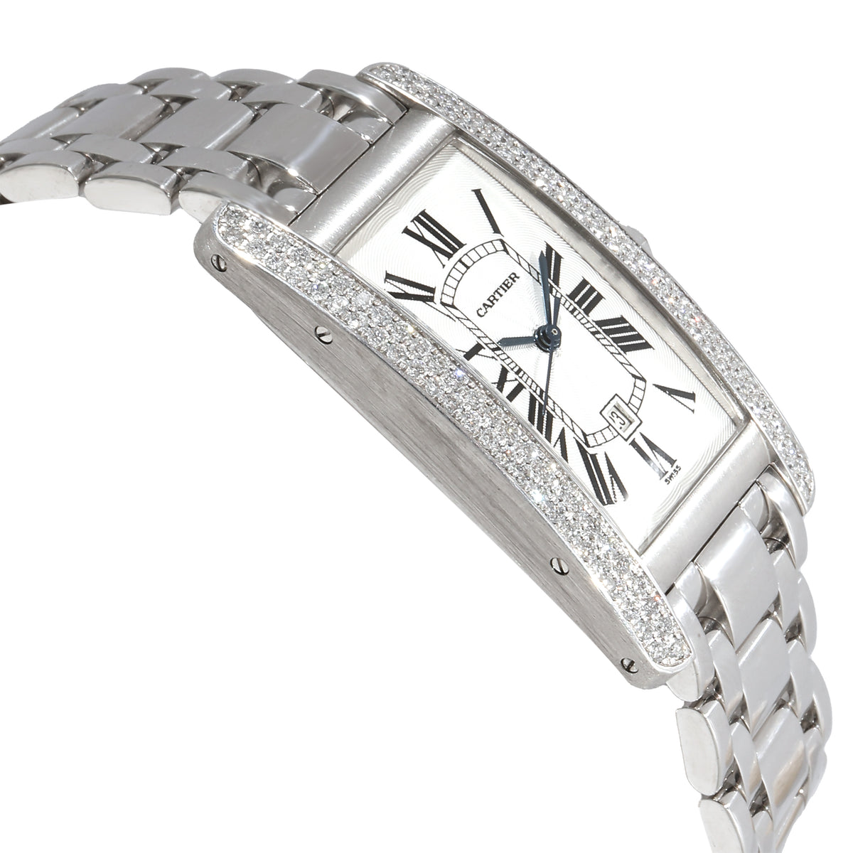 Tank Americaine WB7026L1 Unisex Watch in  White Gold