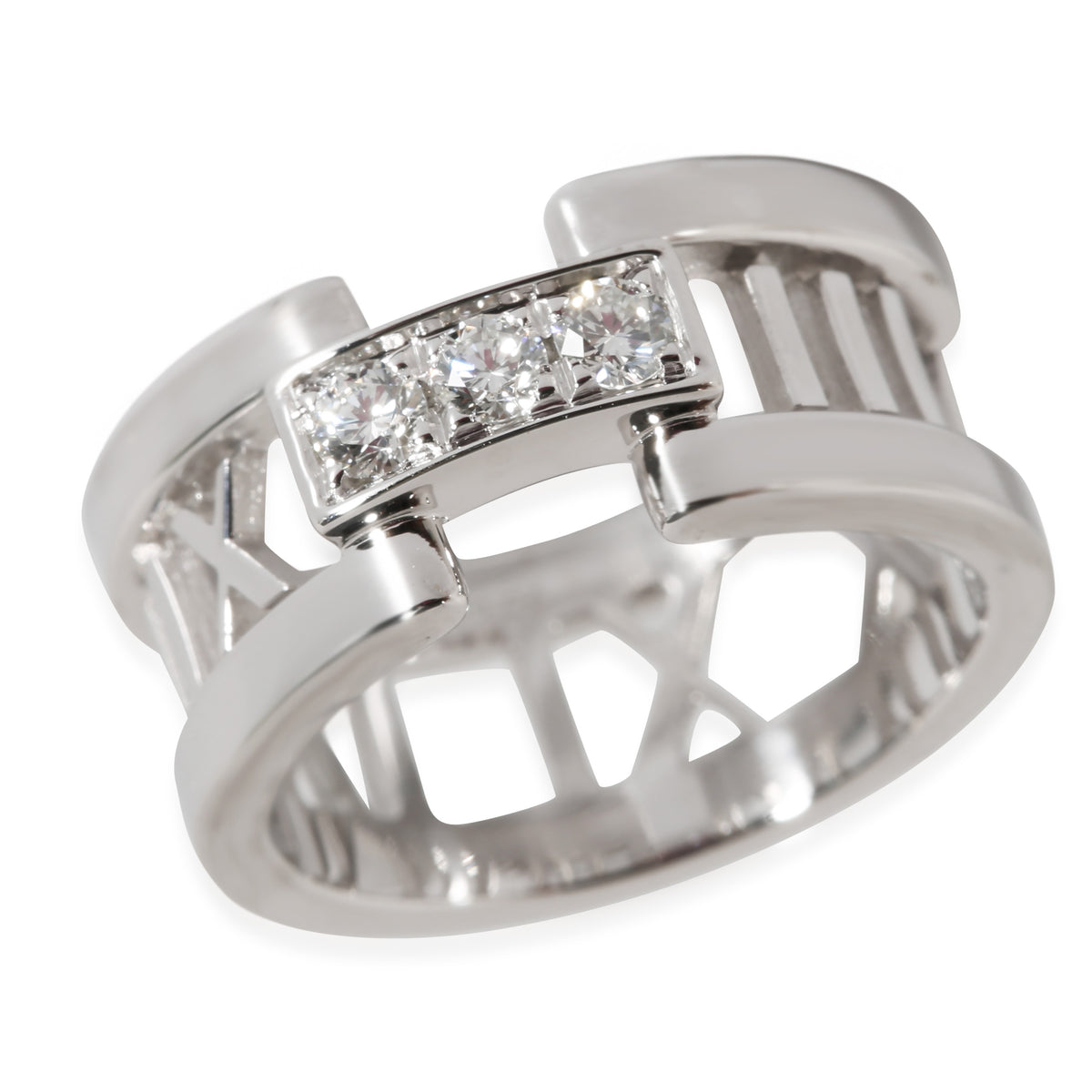 Atlas Ring in 18K White Gold 0.12 CTW