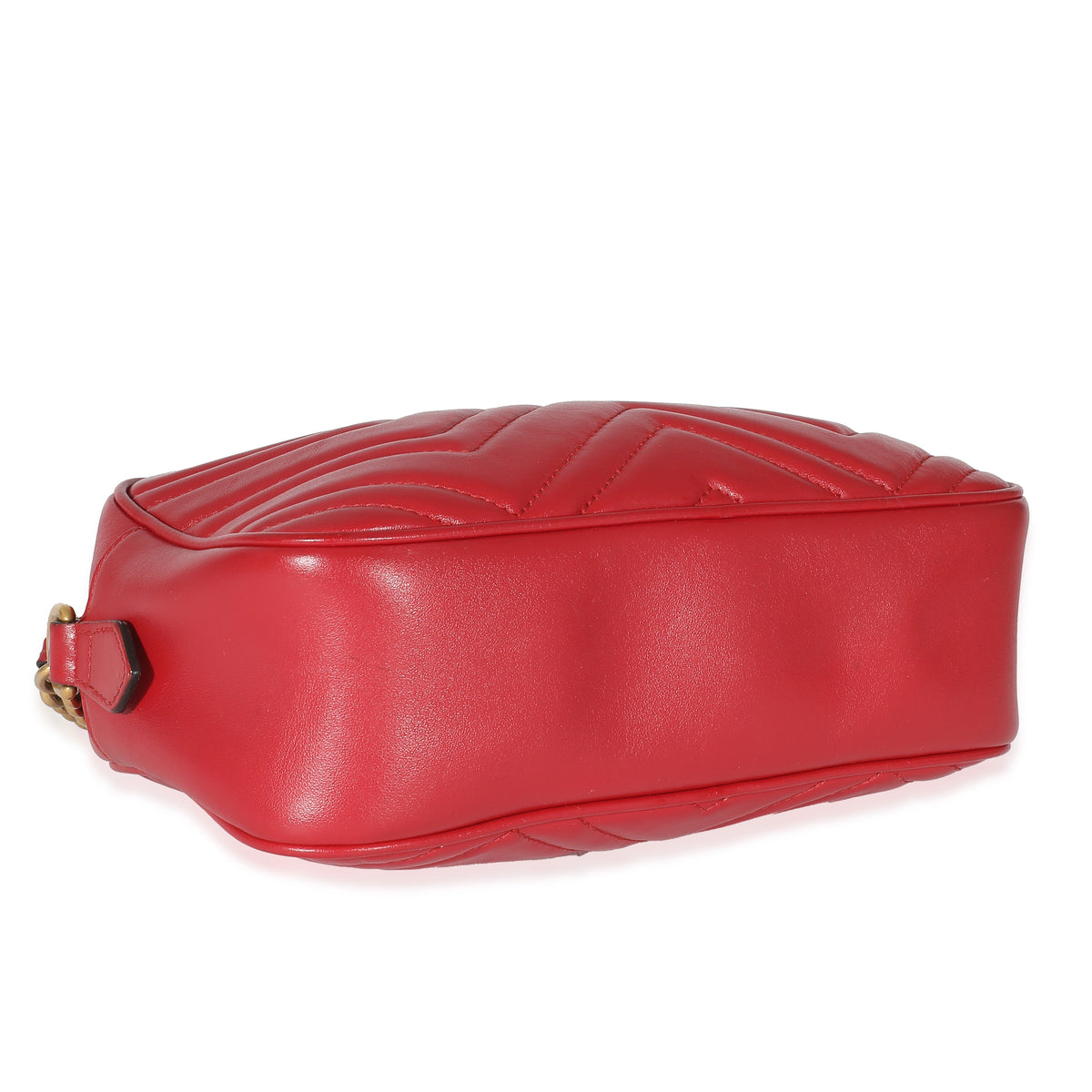 Red Matelasse Small GG Marmont Shoulder Bag