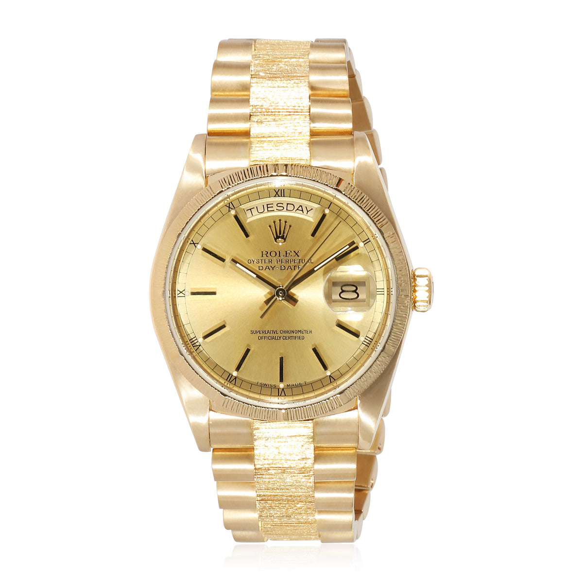 Day-Date 18078 Mens Watch in 18kt Yellow Gold