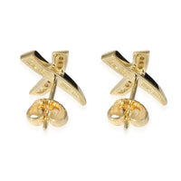 Tiffany & Co. Paloma Picasso X Graffiti Diamond Earrings, 18K Yellow Gold 0.1CTW