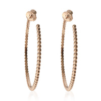 Large Perlee Hoop Earrings in 18k Rose Gold