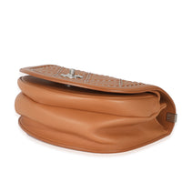Chanel Brown Calfskin Small Coco Eyelets Flap Bag Handbag clasp