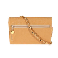 Chanel Brown Caviar Timeless Wallet On Chain Handbag stamp
