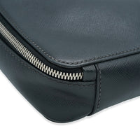 Black Saffiano Medium Brique Crossbody Bag