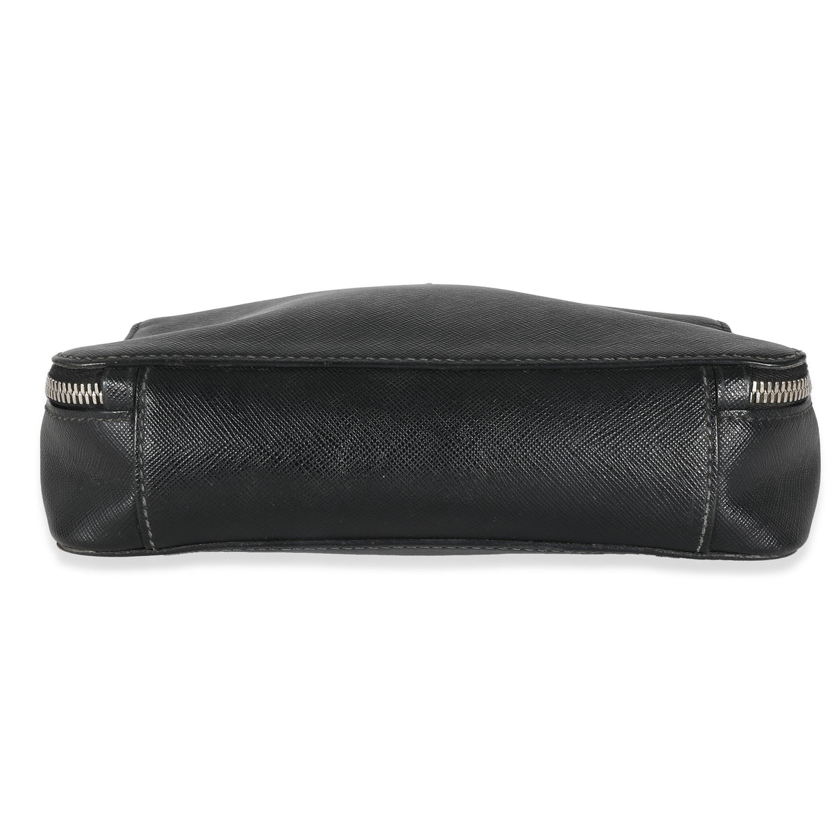 Black Saffiano Medium Brique Crossbody Bag