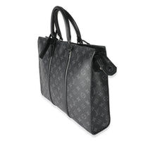 Monogram Eclipse Canvas Sac Plat Horizontal Zipper