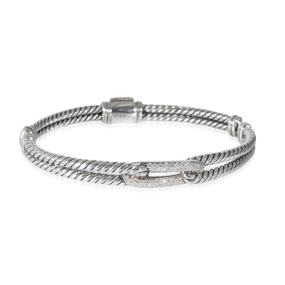 Labyrinth Diamond Bracelet in Sterling Silver 0.27 CTW