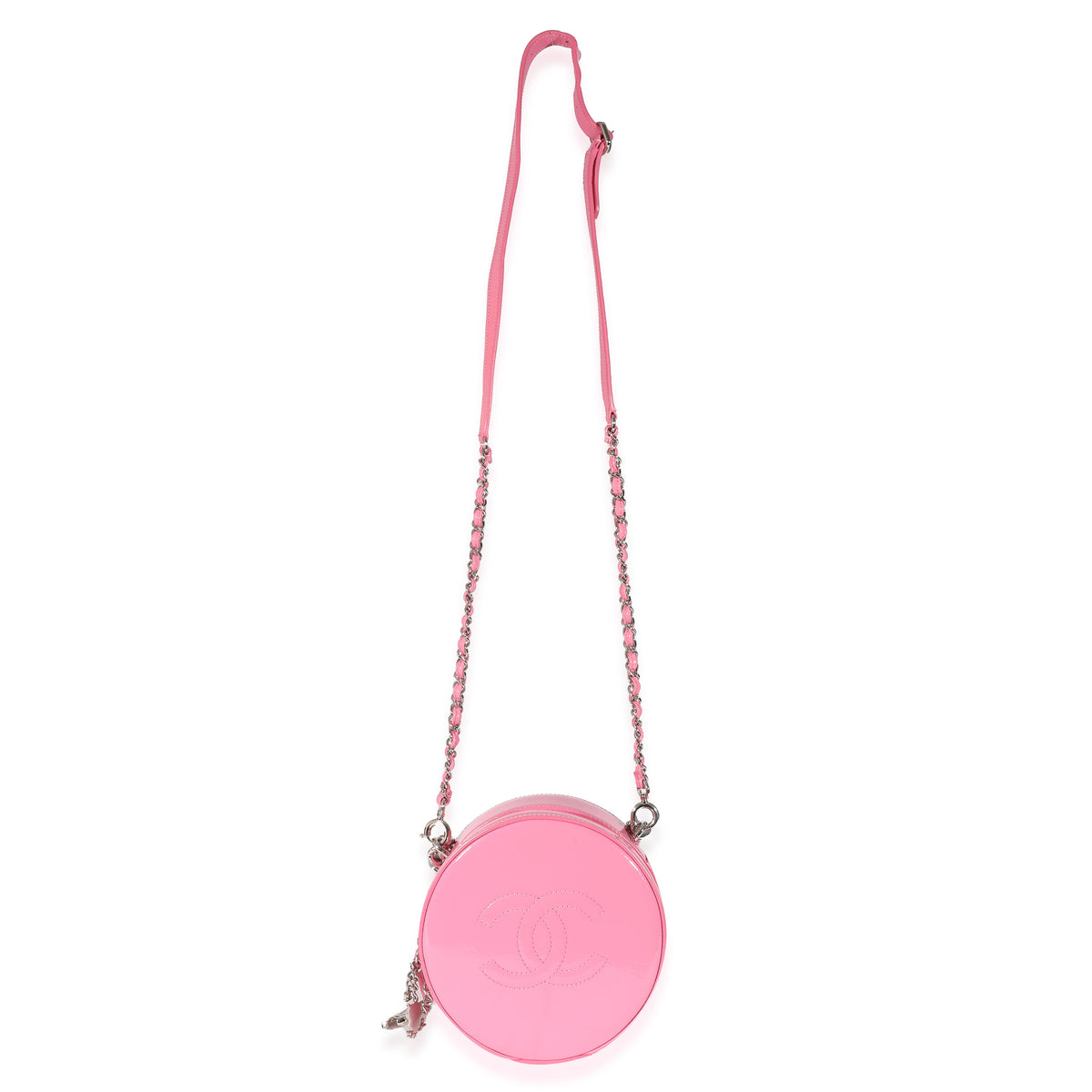 Pink Patent CC Round As Earth Bag