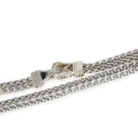 Wheat Chain Necklace in Sterling Silver 0.23 CTW