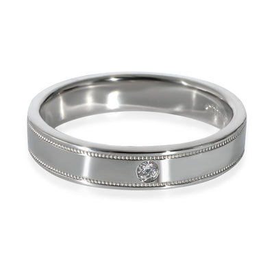 Together Double Migrain Diamond Band in Platinum 0.01 CTW