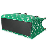 Louis Vuitton Green Jacquard LV Match Monogram Velvet Onthego PM Handbag box