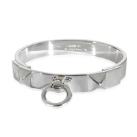 Hermès Sterling Silver Collier de Chien Bangle Bracelet S