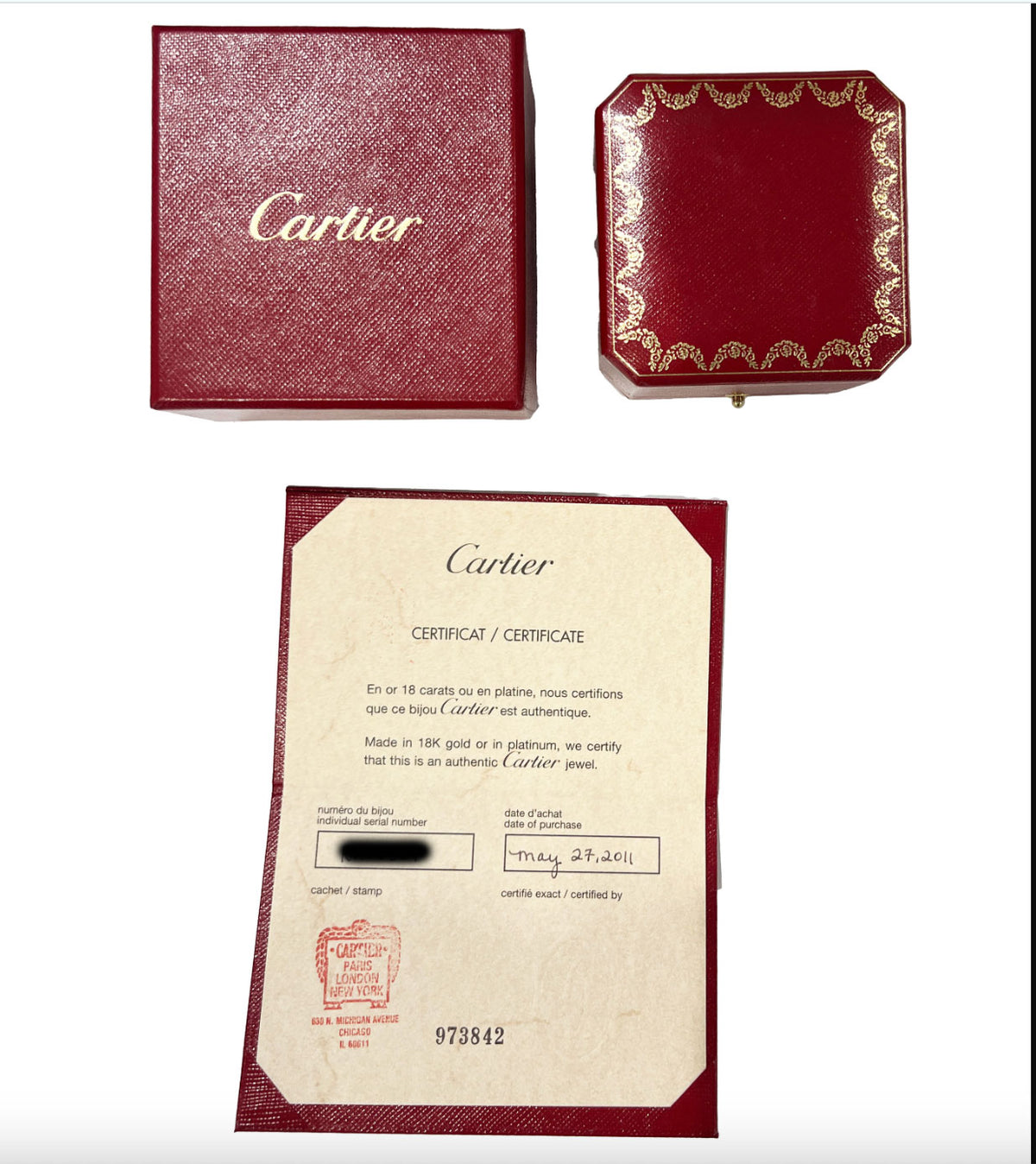 White Gold Small Model Love Ring