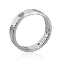 Love Wedding Band, 8 Diamonds (White Gold)