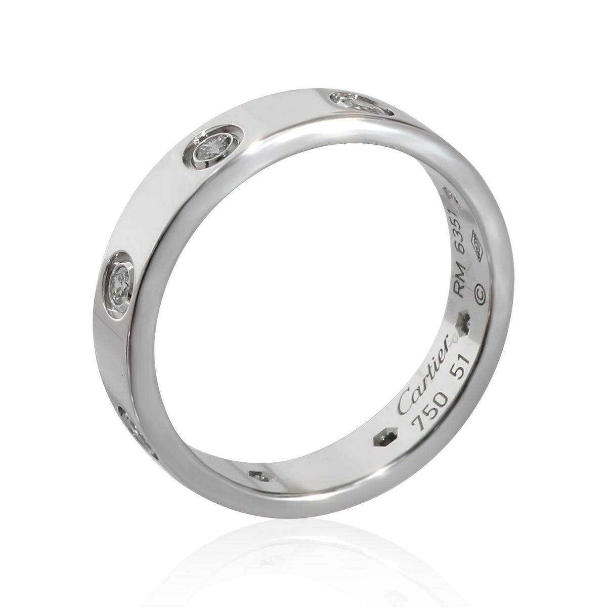 White Gold Small Model Love Ring