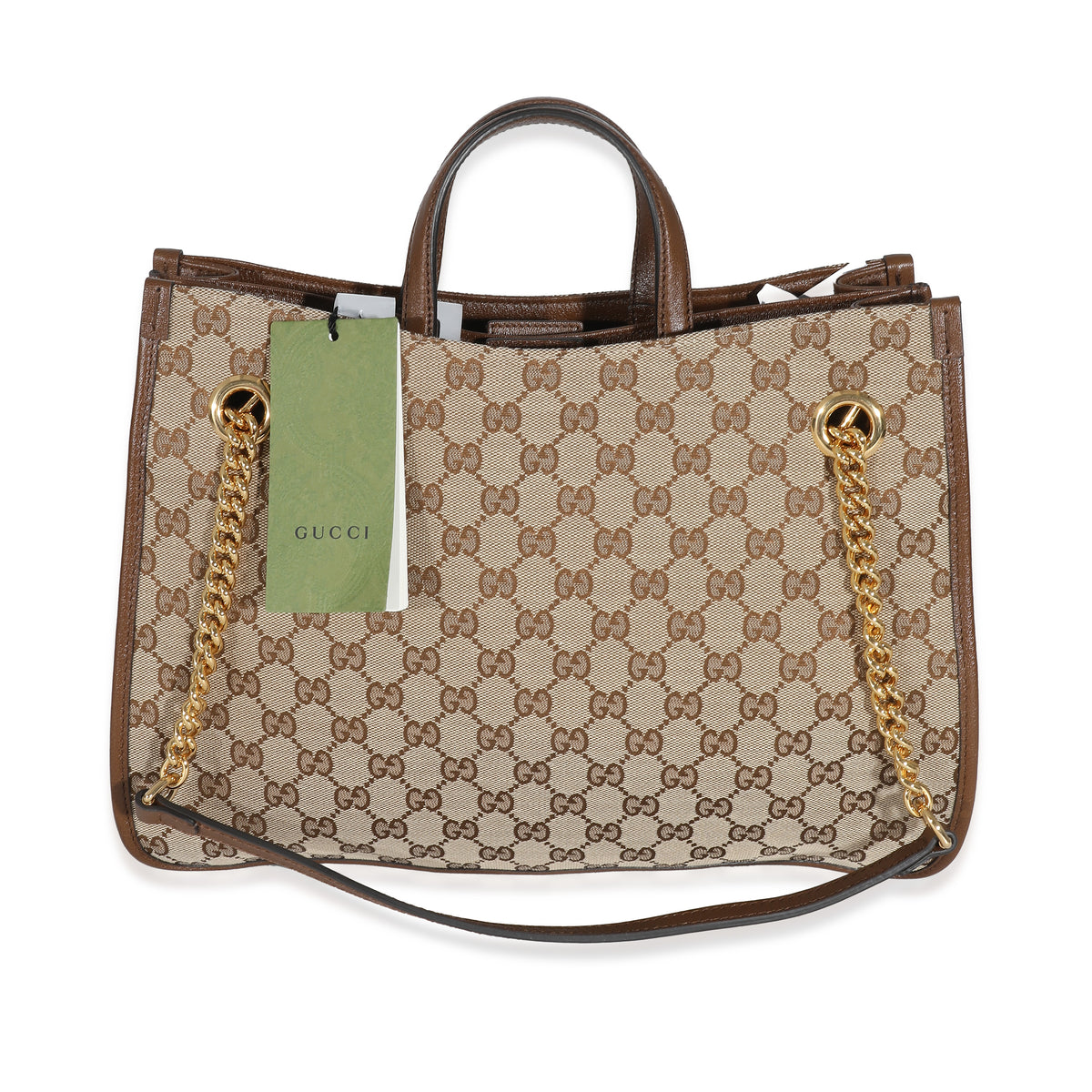 Gucci Beige GG Canvas Medium Horsebit 1955 Tote