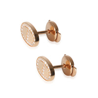 Chaine dAncre Contour Earrings in 18k Rose Gold 0.18 CTW