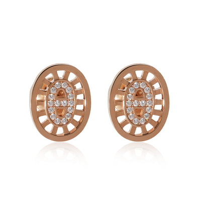 Chaine d'ancre Divine  Earrings in 18k Rose Gold 0.13 CTW