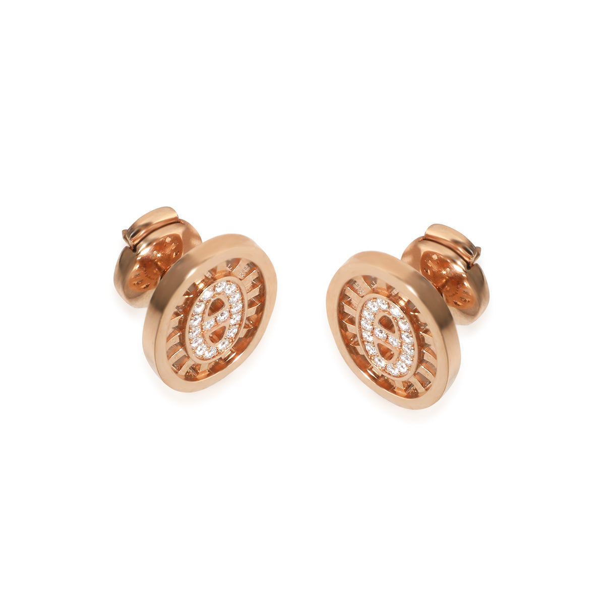 Chaine d'ancre Divine  Earrings in 18k Rose Gold 0.13 CTW