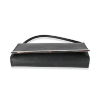 Black Epi Sevigne Clutch