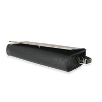 Black Epi Sevigne Clutch