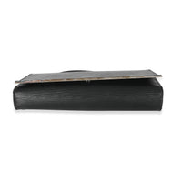 Black Epi Sevigne Clutch