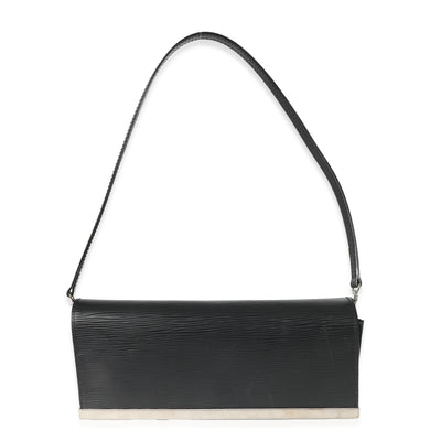 Black Epi Sevigne Clutch