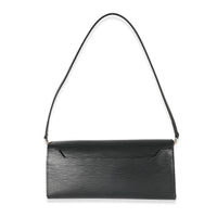 Black Epi Sevigne Clutch