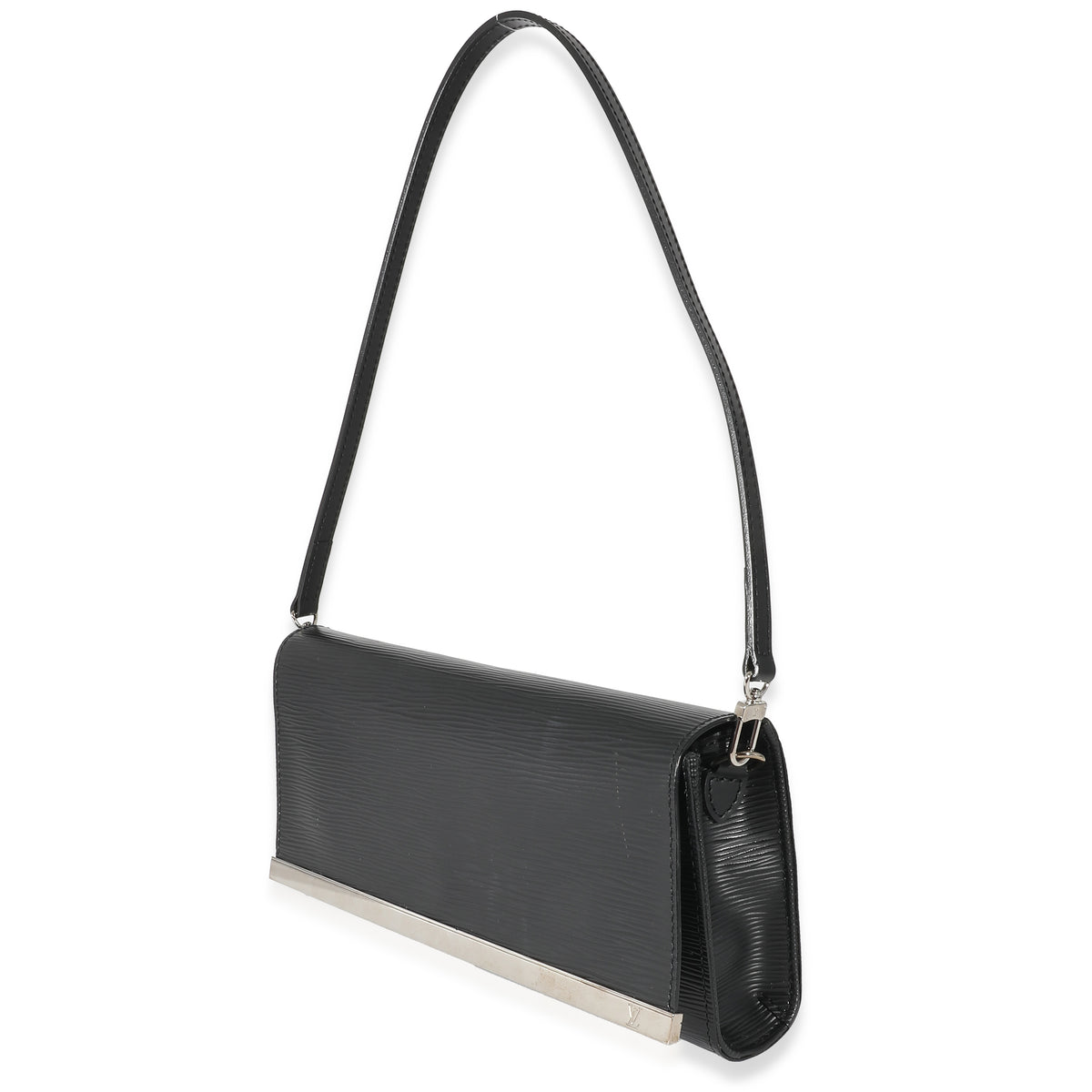 Black Epi Sevigne Clutch